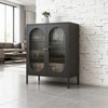 YIYIBYUS Modern Sideboard Buffet Cabinet for Kitchen Dining Room, Living Room, Black - 2 of 4