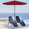 Hyleory 8' x 10' Rectangular Patio Umbrellas for Outdoor, Large Outdoor Patio Umbrellas with 6 Sturdy Ribs for Market, Garden, Pool - 2 of 4