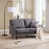 NicBex 56.3 Inch Modern Love Seat Sofa,2 Seater Sofa with USB Ports and Removable Pillow Cover for Living Room,Gray - 2 of 4