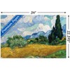 Trends International Wheat Field with Cypresses Unframed Wall Poster Prints - 3 of 4