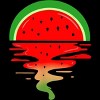 Men's Design By Humans Watermelon Vaporwave Sunset By MinShop Tank Top - 2 of 2