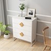 NicBex Modern Design Bedroom White Dressers,Chest of Drawers for Bedroom,Entryway,Wooden Dresser Chest - 2 of 4
