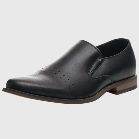 Alpine Swiss Double Diamond Mens Leather Slip on Loafers Dress Shoes Target