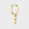 Bijoux Sport by Luv Aj MLB Gold Logo Huggie Earrings - 3 of 3