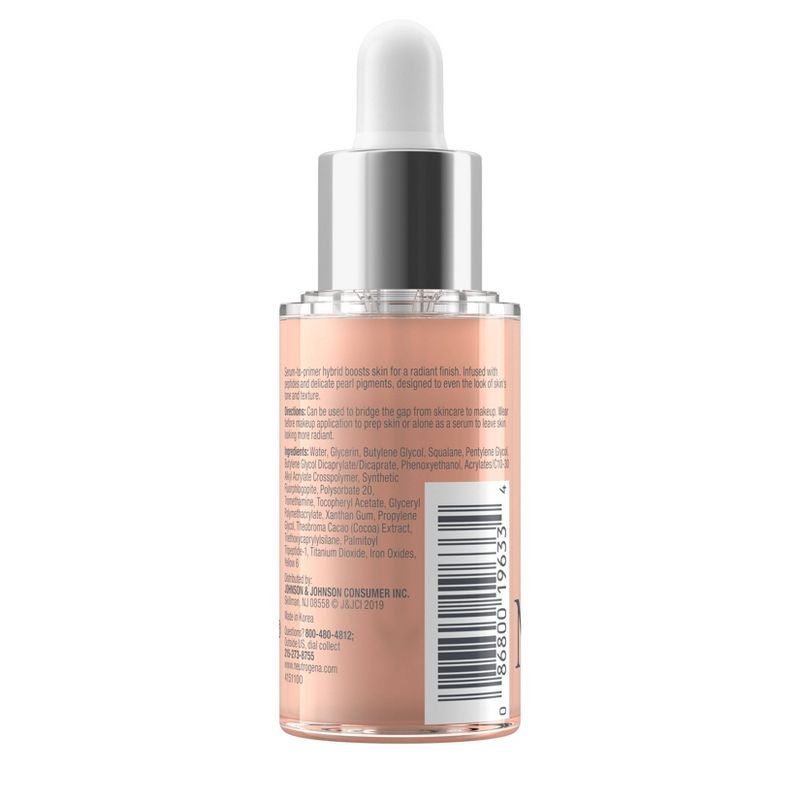 Neutrogena Healthy Skin Radiant Booster Primer &#38; Serum with Peptides &#38; Pearl Pigments, 4 of 10
