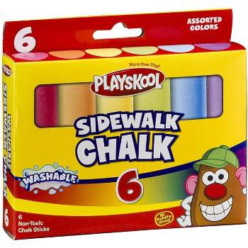 Playskool Playskool 6-Piece Washable Sidewalk Chalk