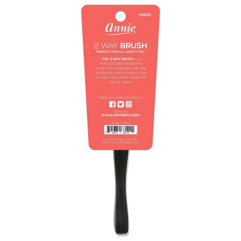 Annie International Easy Style Professional 2 Way Boar Bristle Hair Brush, 4 of 5