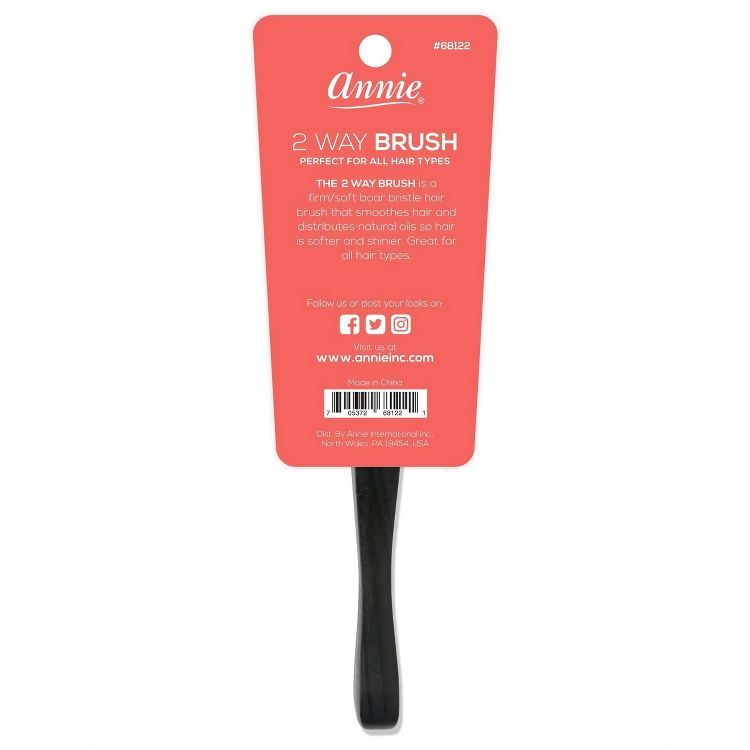 Annie International Easy Style Professional 2 Way Boar Bristle Hair Brush, 3 of 3