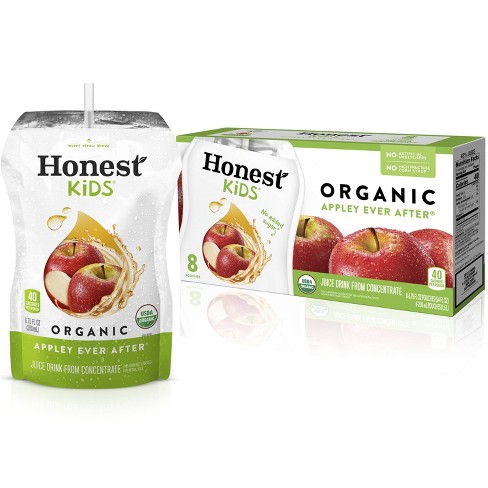 Honest Kids Appley Ever After Organic Juice Drinks - 8pk/6.75 fl oz Pouches - image 1 of 4