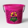 7.64" Witch Halloween Plastic Trick or Treat Pail Dark Pink - Hyde and EEK! Boutique™ - 3 of 4