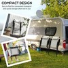 Maggift Patio Accent Chairs Set of 2, Rocking Chair with Fixed Armrests, Suitable for Lawn, Garden and Porch, White, 26.5"*47.25"*40.25" - 4 of 4