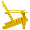 vidaXL Patio Adirondack Chair - Solid Fir Wood, Ergonomically Designed, Weather Resistant, Easy Assembly, Yellow - 3 of 4
