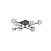Elegant Lighting Lyra 32 inch Flush Mount in Black - 3 of 4