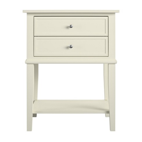 Ameriwood Home Franklin Nightstand Table with 2 Drawers and Lower Shelf - image 1 of 4