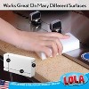 LOLA Products Rubaway Eraser Pad, Melamine Sponge, Comparable to Popular Brand Eraser Pads, Powerfully Removes Soap Scum, Scuff Marks, Ink, 12 Pack - 3 of 4