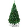 Costway 5Ft/6Ft/7Ft/8Ft Artificial PVC Christmas Tree W/Stand Holiday Season Indoor Outdoor Green - 4 of 4
