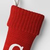 Knit Monogram Christmas Stocking Red - Wondershop™ - 3 of 3