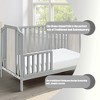 VYNXARIA 3-in-1 Convertible Crib Gray/Graystone - 3 of 4