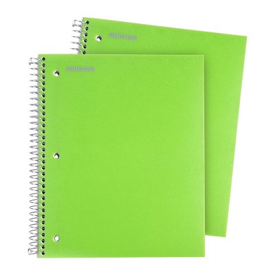 Mintra Office Durable Spiral Notebooks 3 Subject, 150 Sheets