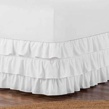 Belles & Whistles 3-Tiered Ruffle 15" Drop Bed Skirt