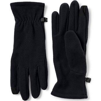 Lands' End Men's T100 Fleece EZ Touch Gloves