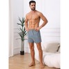 INSPIRE CHIC Men's Comfortable Breathable Cotton Mid-Waisted Striped Boxer Shorts - 4 of 4