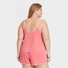 Women's Luxury Collection Shadow Striped Satin Pajama Cami Top - Auden™ - 2 of 3
