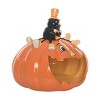 Transpac 9.5 in. Halloween Spider and Pumpkin Candy Jar - 2 of 4
