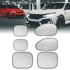 Unique Bargains 6 In 1 Car Rear Side Window Sun Shade Shield Anti-UV Cover Silver Tone 23.6"x19.7" - 2 of 4