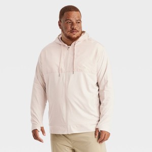 Men's Soft Stretch Hooded Full Zip Top - All In Motion™ - 1 of 3