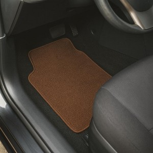 J&V TEXTILES Car Floor Mats, 4 Piece Set, Front 26.75 x 14.25 inches, Rear 13.5 x 20 inches - 1 of 4