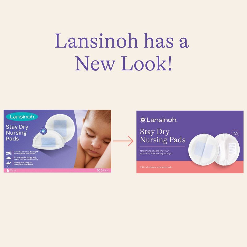 Lansinoh Stay Dry Disposable Nursing Pads, 3 of 13