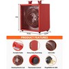 Jojoka 4800W Industrial Fan-Forced Heater, 240V Workshop Utility Space Heater, Thermostat Control, Overheat Protection, Garage, Factory, Red - 2 of 4