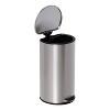 Honey-Can-Do 30L Semi Round Step Trash Can - 2 of 4