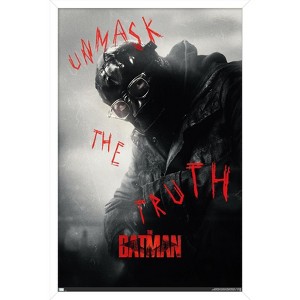 Trends International DC Comics Movie The Batman - Edward Nashton A.K.A. The Riddler One Sheet Framed Wall Poster Prints - 1 of 4