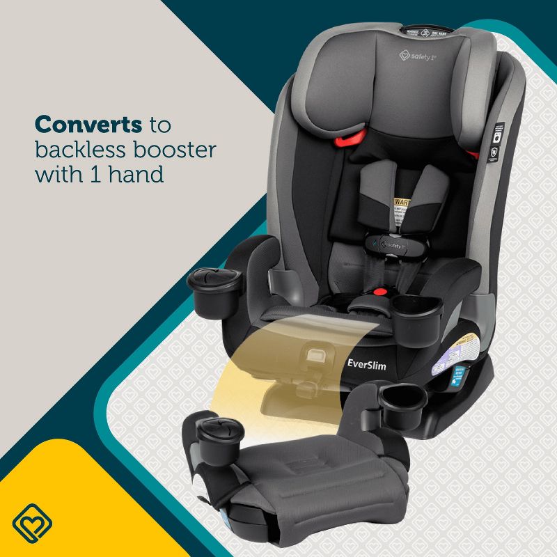 Safety 1st EverSlim All-in-One Convertible Car Seat, 6 of 17