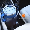 Armor All Car Fan Cupholder, 2-in-1 XL Cupholder and Mini 2-Speed Cooling Fan, USB A Powered, 360° Rotatable, 6” in Arm, XL Cupholder Holds Bottles - 4 of 4