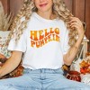 Simply Sage Market Women's Hello Pumpkin Wavy  Short Sleeve Garment Dyed Tee - 2 of 2
