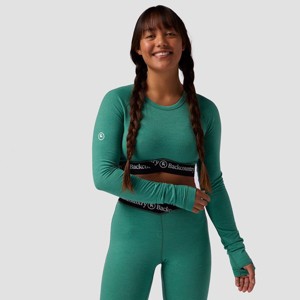 Backcountry, Cedars RWS Merino Lt-Wt Baselayer Cropped Crew Top - Women's - 1 of 4