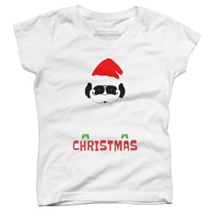 Girl's Design By Humans This Is My Christmas Pajama Shirt Gamer Video Game Santa By TELO213 T-Shirt - 1 of 3
