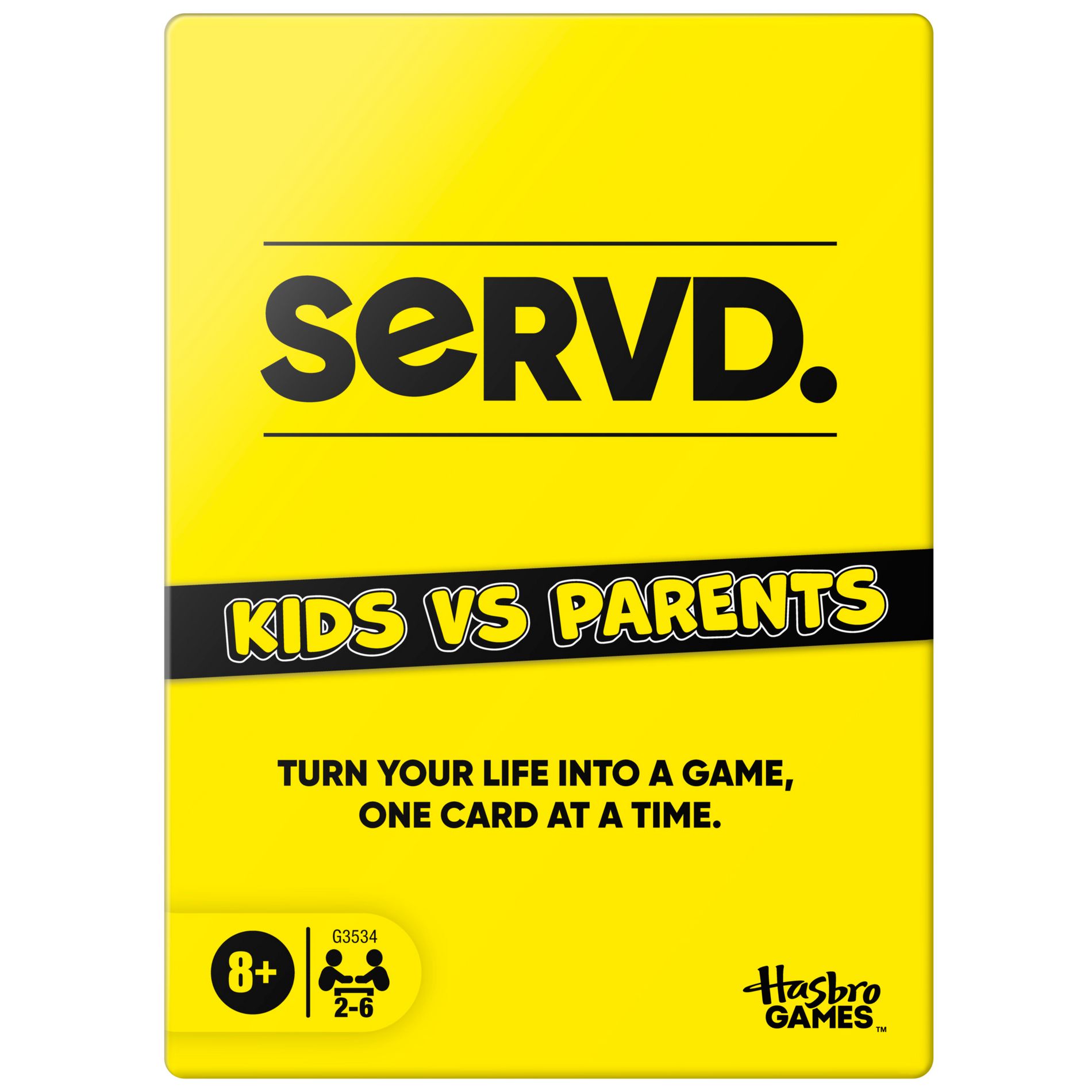 SERVD Kids vs Parents Card Game