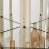Vynxaria Lighted Corner Glass Cabinet in Antique White - Curio Display Case for Living Room, Wine, and Antique Collection Storage - 4 of 4