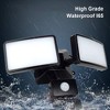 Runesay LED Motion Sensor Flood Light Outdoor-20W Pir Sensitive Security Lights Wall Fixture Lamps Waterproof Floodlight with Plug in - 3 of 4