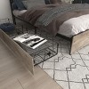 CAVINAS Full Storage Bed Frame with Charging Station,Bed Frame with Changing Lights Design,Sturdy Platform Bed for Bedroom - 4 of 4
