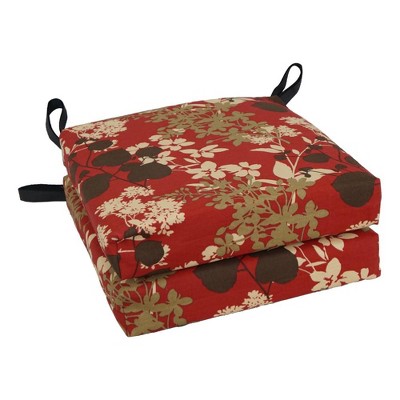 Blazing Needles, 16-inch Outdoor Cushion