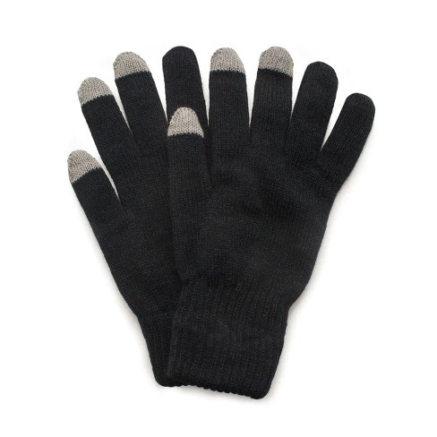 Microfiber Gloves (1 pair) size M (7/8) black