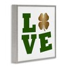 Stupell Industries St Patrick's Day Clover Love Framed Giclee Art - 2 of 4