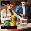 DWËLLZA KITCHEN White Lids Clear Plastic Airtight BPA-Free Food Storage Containers - 3 of 4