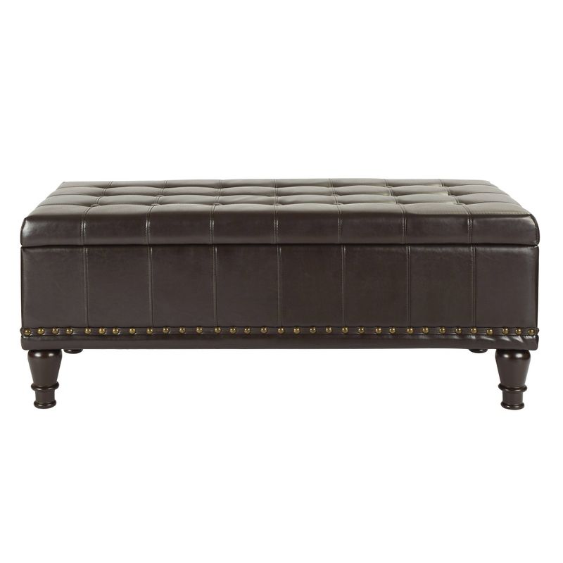 Caldwell Storage Ottoman Bonded Leather - INSPIRED by Bassett, 3 of 8