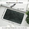 Evideco French Home Goods Decorative  Bath Mats – Ultra Absorbent Quick Dry Rug with Anti-Slip Rubber Backing - 4 of 4